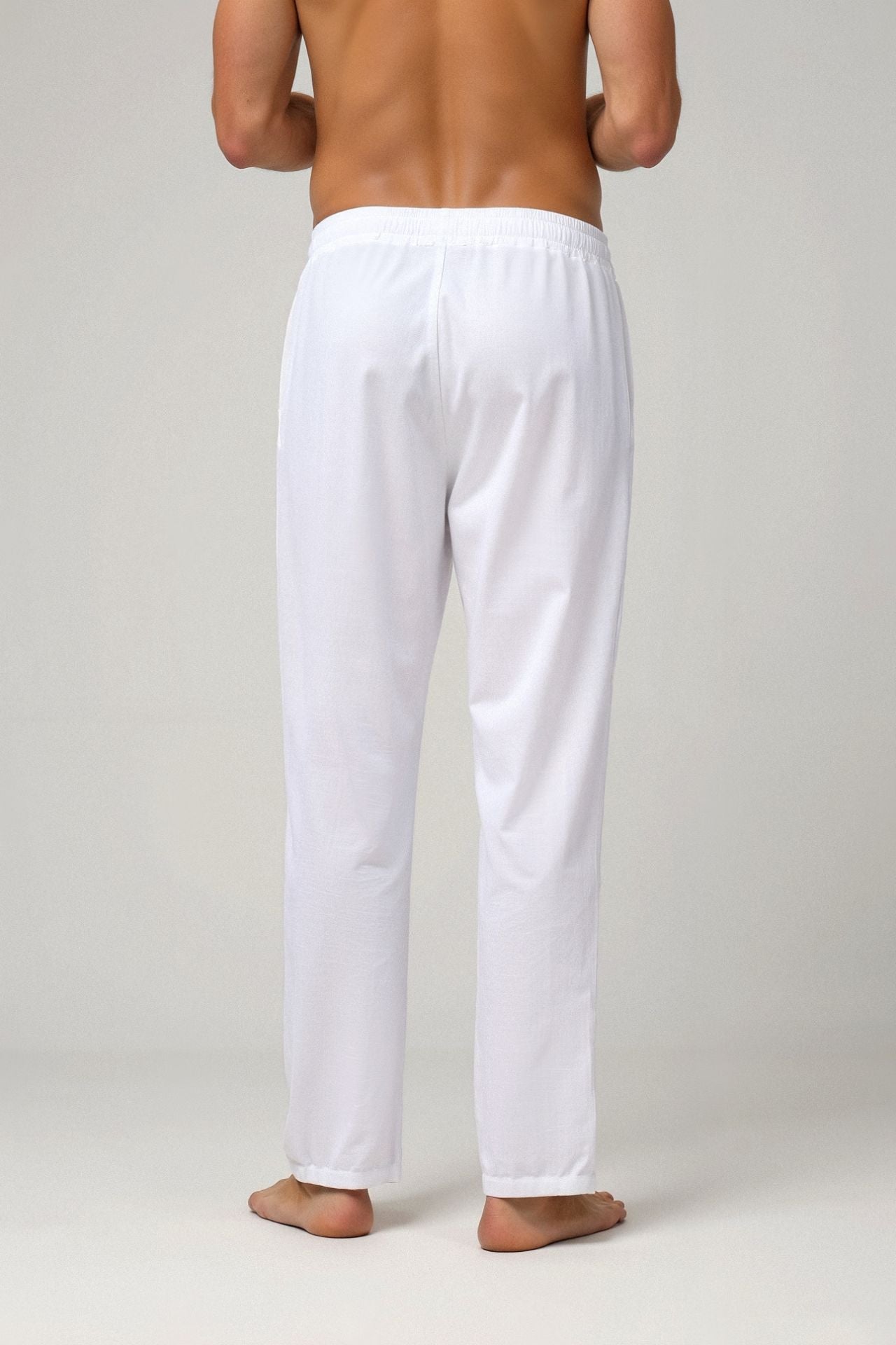 ASHBURY – LINEN BLEND LOUNGE TROUSERS