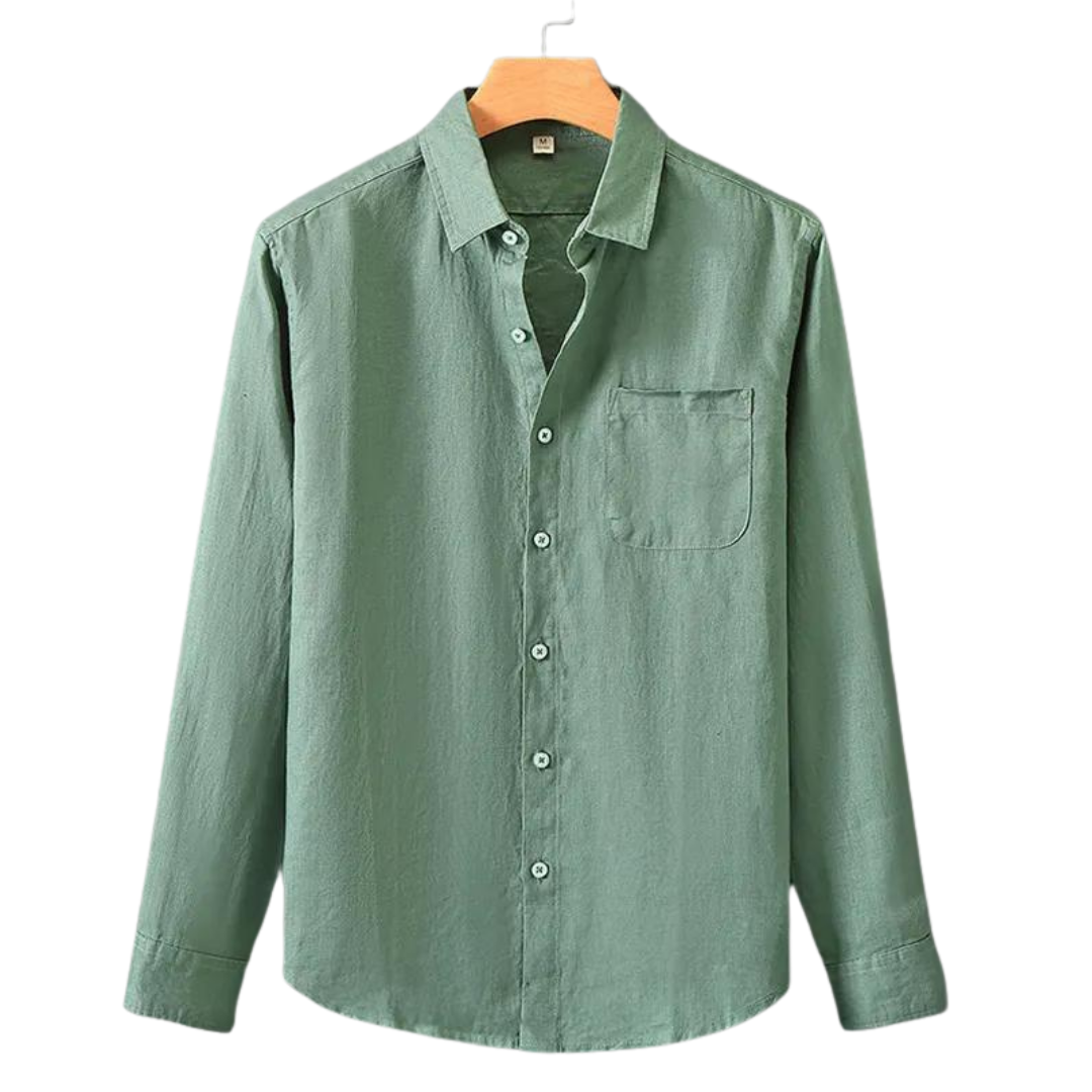 BRECKENRIDGE – CLASSIC LINEN BUTTON-UP